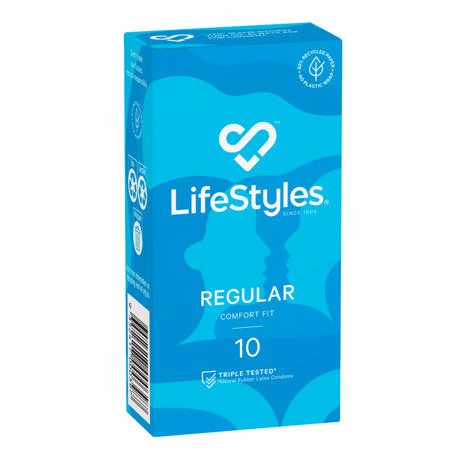 LifeStyles Regular Condoms 10's