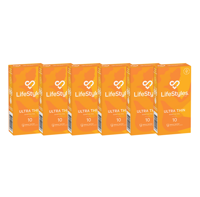 LifeStyles Ultra Thin Condoms (6 X 10's Tray)