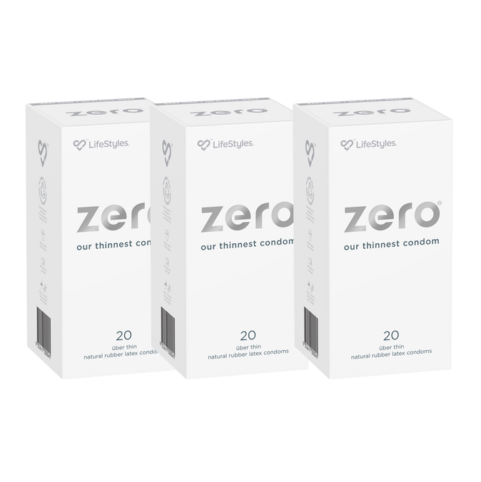 LifeStyles Zero Condoms (3 X 20's Tray)