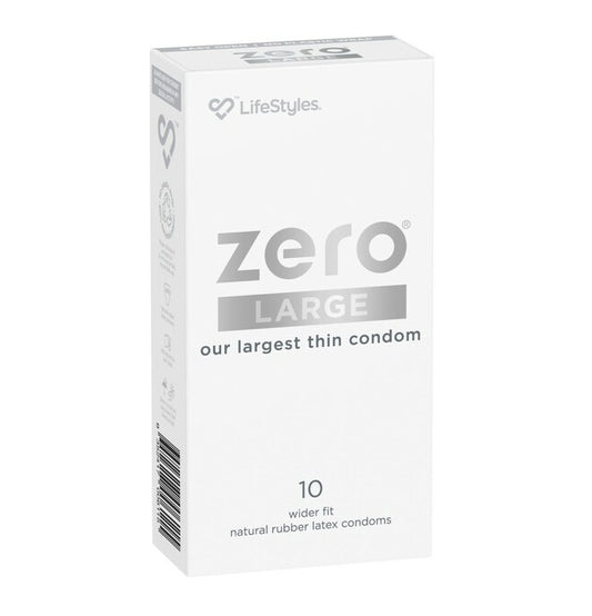 LifeStyles Zero Large - Largest Thin Condom 10's