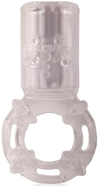 ScreamingO Charged The Big OMG Vibrating Cock Ring Clear