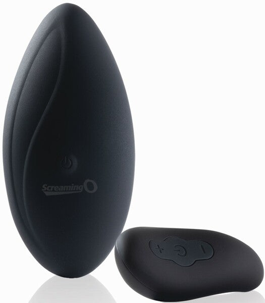 ScreamingO Premium Ergonomic Remote Panty Vibe Set Black