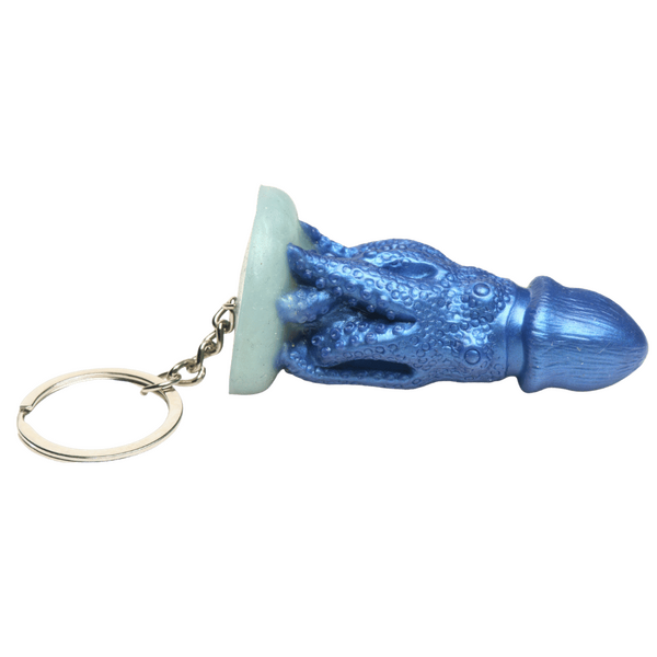 Creature Cocks Cocktopus Keychain - Novelty Fantasy Dildo Keyring