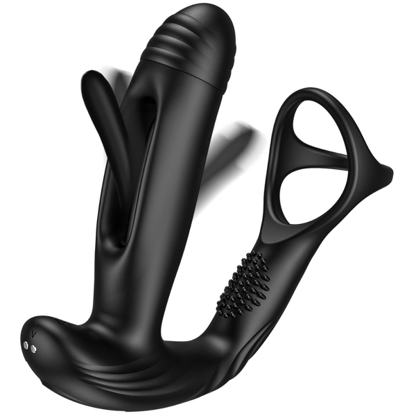 Amovibe Pulse - Flapping & Vibrations Prostate Massager w Remote