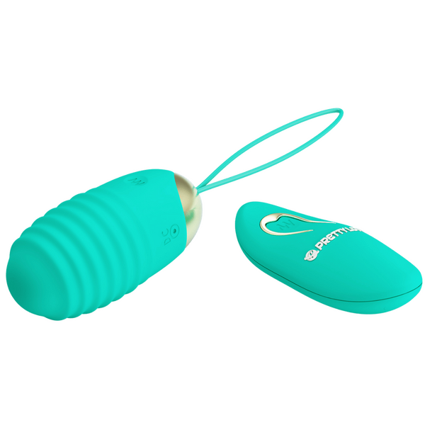 Pretty Love Dream Chaser Jessica Vibrating Egg w Remote (Seafoam)