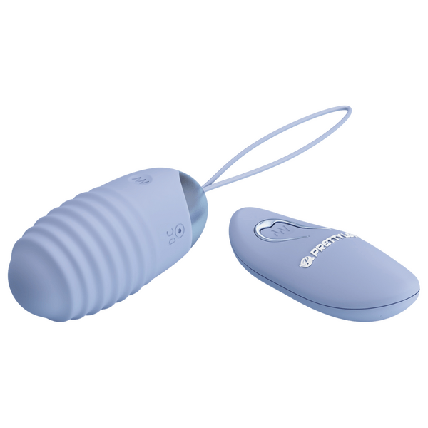 Pretty Love Dream Chaser Jessica Vibrating Egg w Remote (Blue)