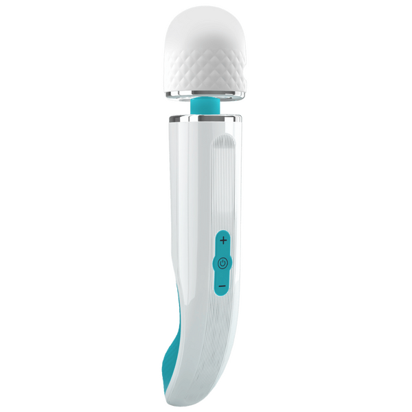 Pretty Love Charming Massage Wand 9.4" Blue/White
