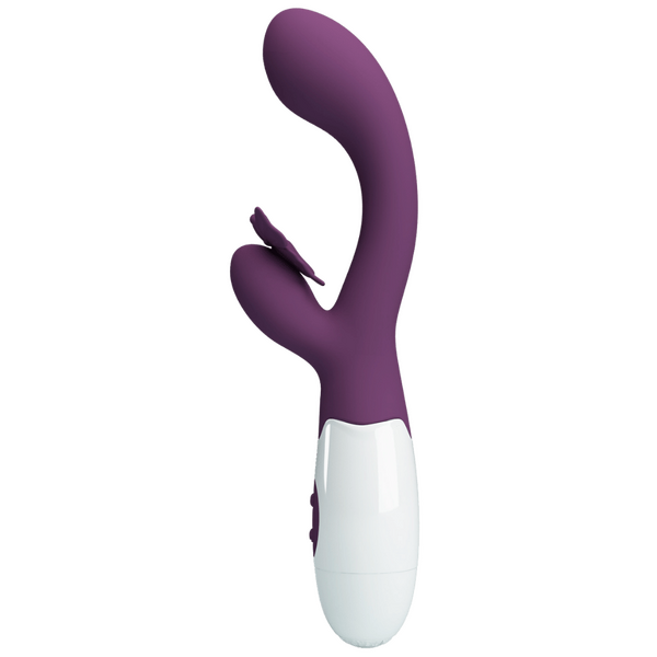 Pretty Love Butterfly Kiss Rabbit Vibrator Purple