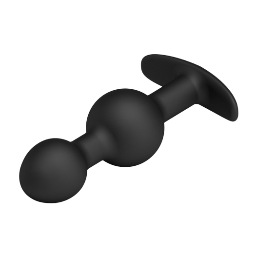 Pretty Love Silicone Anal Balls 4.05" (Black)