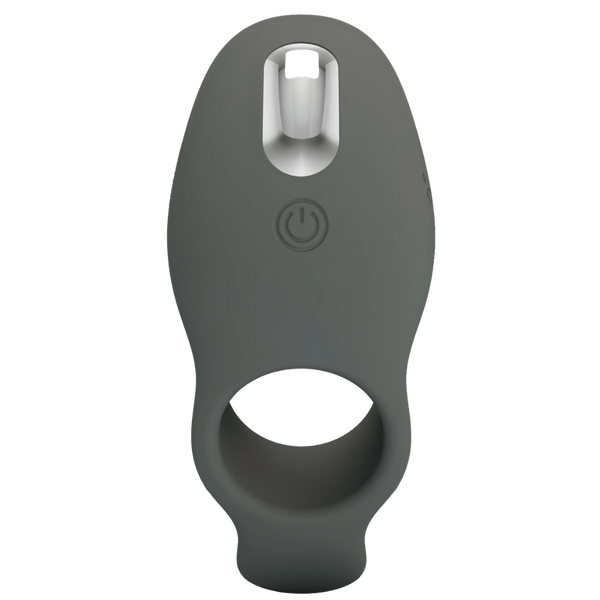 Pretty Love Master Ring - Cumulus Vibrating Couples Cock Ring (Grey)