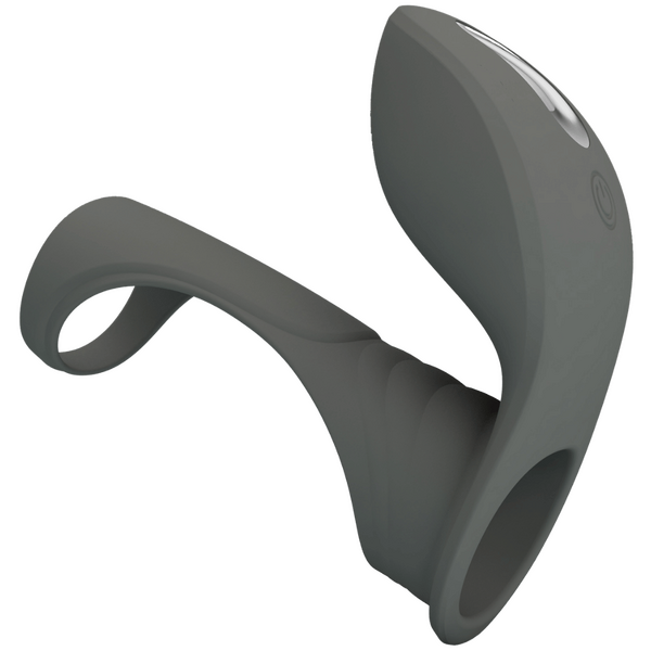 Pretty Love Master Ring - Cirrus Vibrating Couples Cock Ring (Grey)