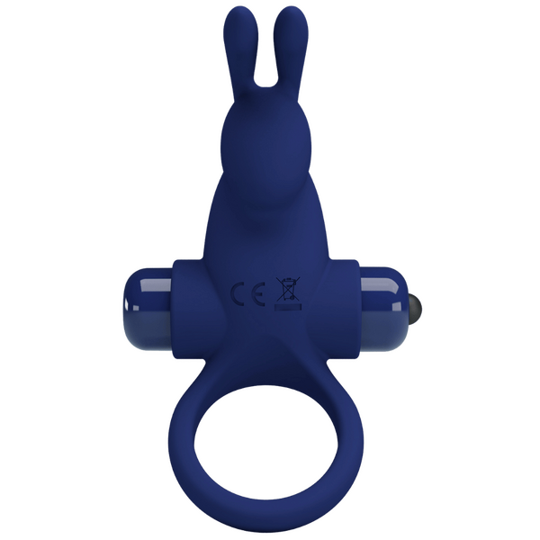 Pretty Love Powerful Ring Jiro Vibrating Cock Ring Navy Blue