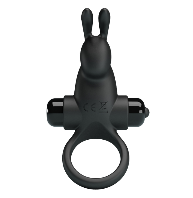 Pretty Love Vibrant Penis Ring I - Couples Cock Ring Black