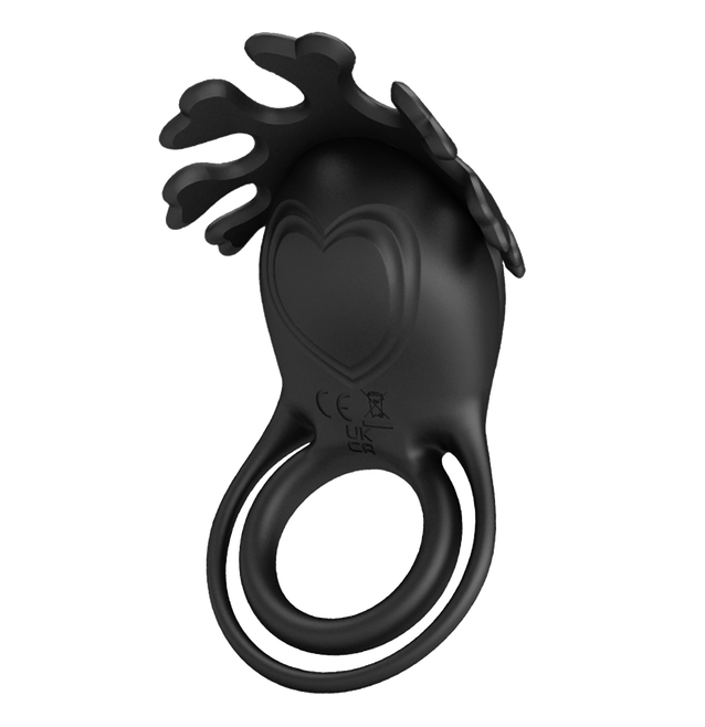 Pretty Love Vibrating Cock Ring Ruben (Black)