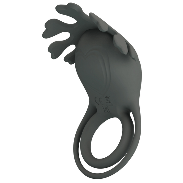 Pretty Love Master Ring - Ruben Vibrating Couples Cock Ring (Grey)