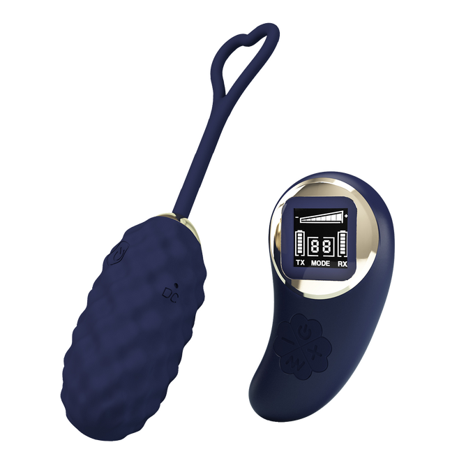 Pretty Love Vivian Remote Control Vibrating Egg (Navy Blue)