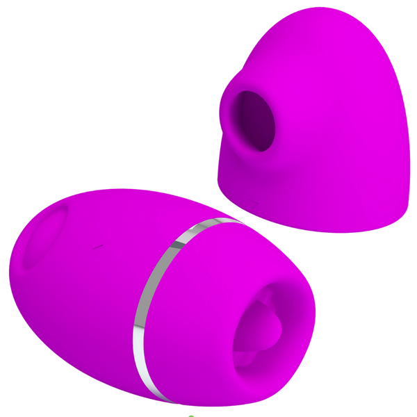 Pretty Love Shakira 4in1 Suction Tapping Licking Vibrator Purple