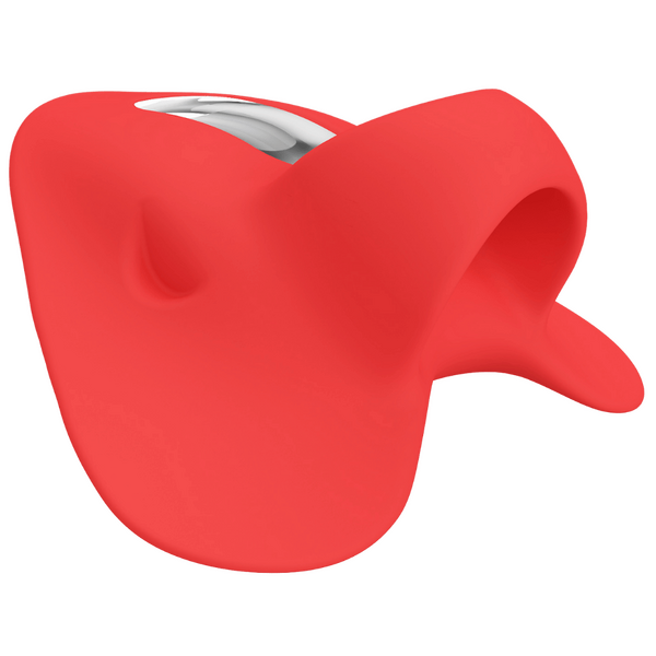 Pretty Love Carnation Finger Vibrator Red
