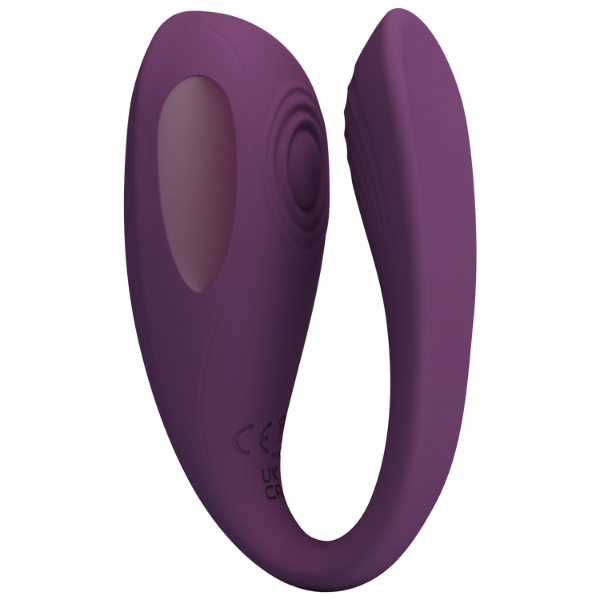 Pretty Love Aari C-Shaped Tapping G-Spot Vibrator Byzantium (App)