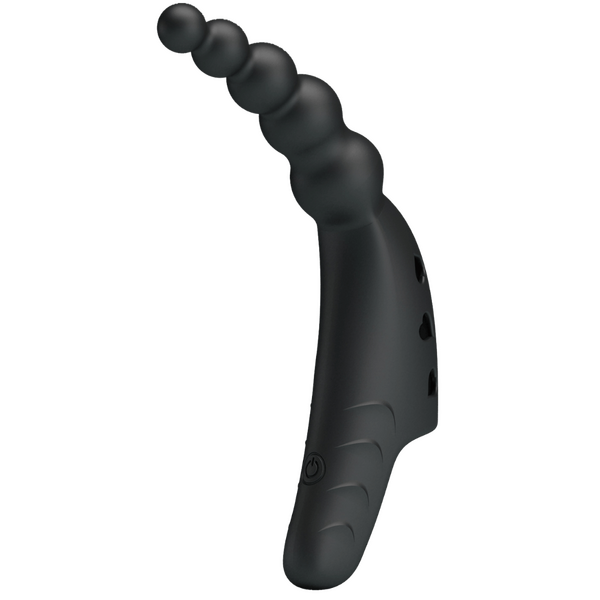Pretty Love Rechargeable Honey Finger Vibrator - Jordin (Black)