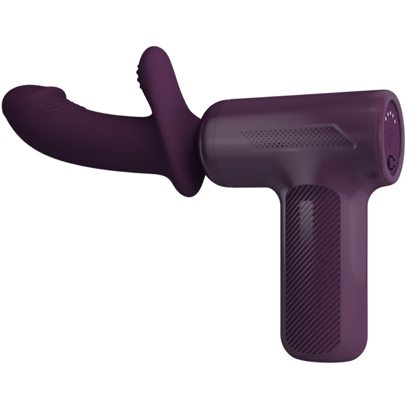 Pretty Love Super Power Thrusting Massage Gun Purple