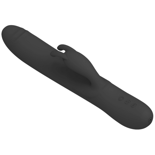 Pretty Love Byron Rotating, Massaging And Clit Tingling Rabbit Vibrator Black