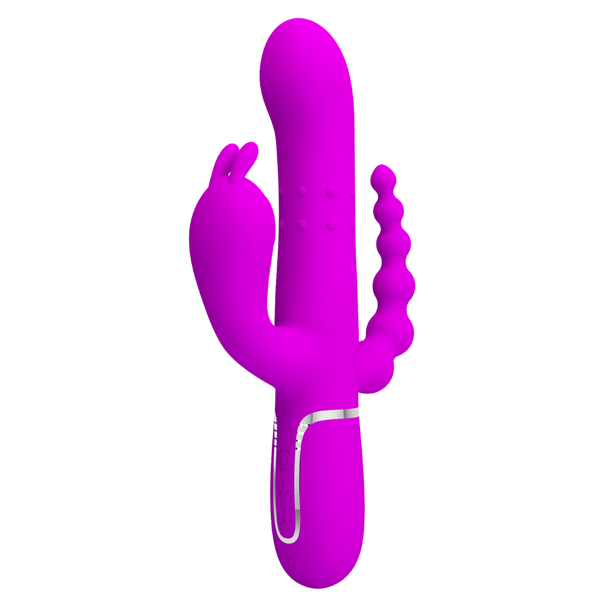Pretty Love Cammy Triple Rabbit Vibrator Pink