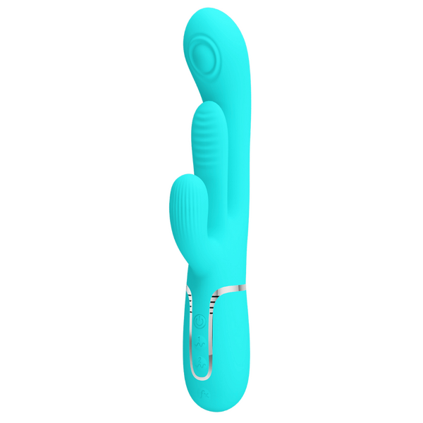 Pretty Love Romance - Shania - 4in1 Multi-function Rabbit Vibrator Seafoam