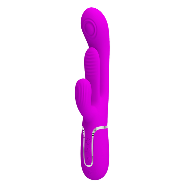 Pretty Love Romance - Shania - 4in1 Multi-function Rabbit Vibrator Pink
