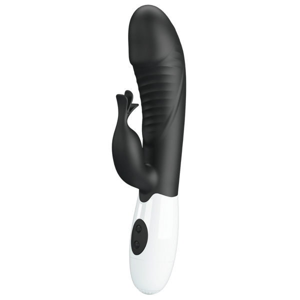 Pretty Love Rasmussen Rabbit Vibrator (Black)