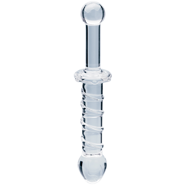 CreativeC | Clarity - Elysian Swirl - Double Ended Glass Dildo