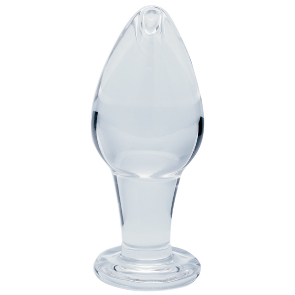 CreativeC | Clarity - Utopian Bud - Glass Butt Plug