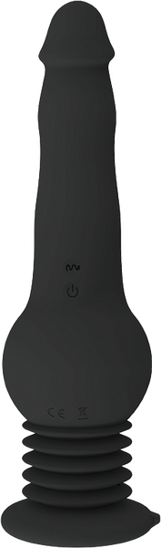 La Viva Road Runner Vibrating, Rotating & Thrusting Dildo Vibrator Black