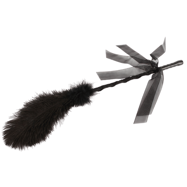 Chisa Noir Tickler With Ribbon (Black)
