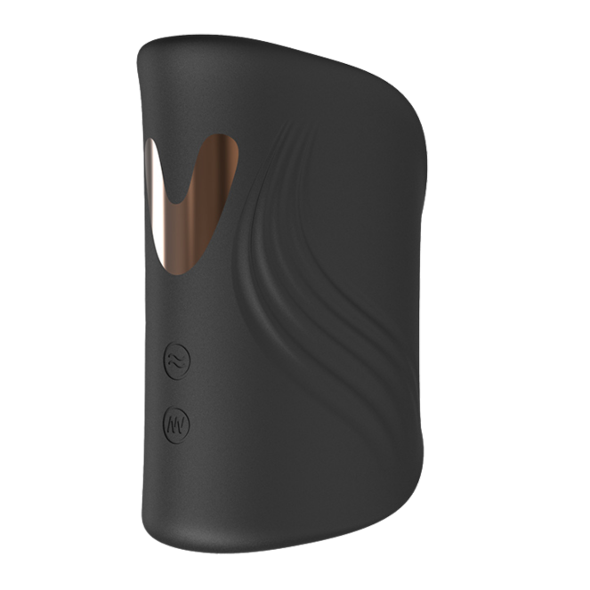 La Viva Knight Rider Vibrating Tapping Masturbator Stroker (Black)