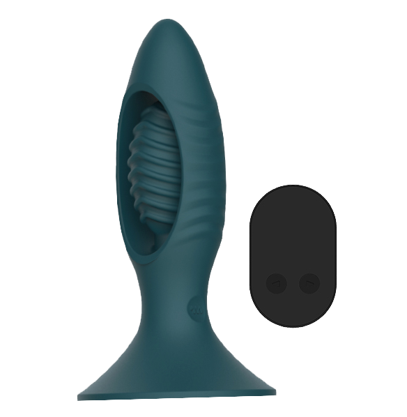 La Viva Rocket Butt Plug With Remote Control (Teal)