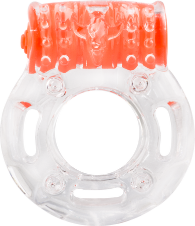 ScreamingO ColorPoP Quickie Plus Vibrating Cock Ring - Orange