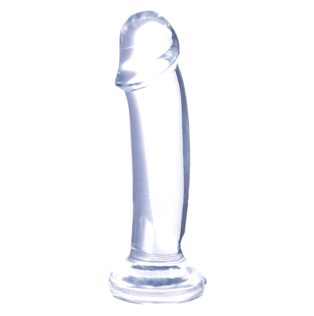 Excellent Power Ice Crystals Intruder 3" Transparent Dildo Clear