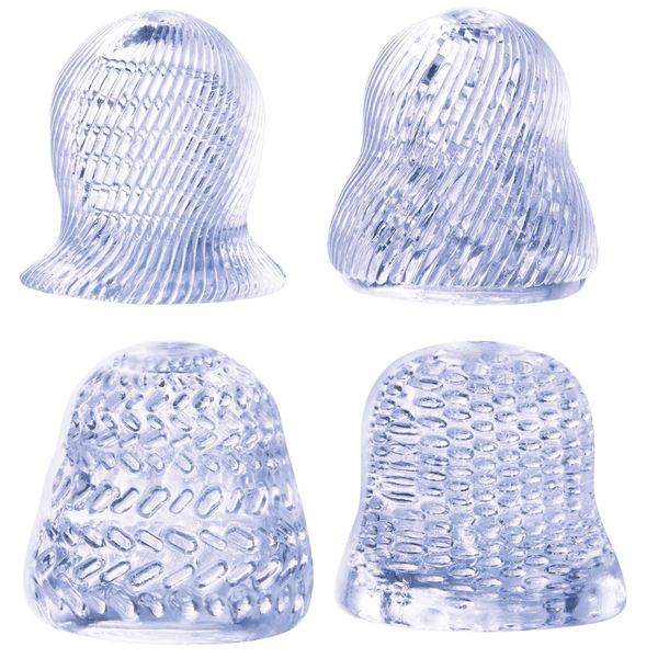 Excellent Power 4 In 1 Glans Stroker Set (Clear)