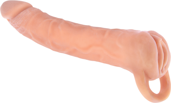 Excellent Power Extendor 2 in 1 Penis Extender & Masturbator Sleeve 9" Flesh