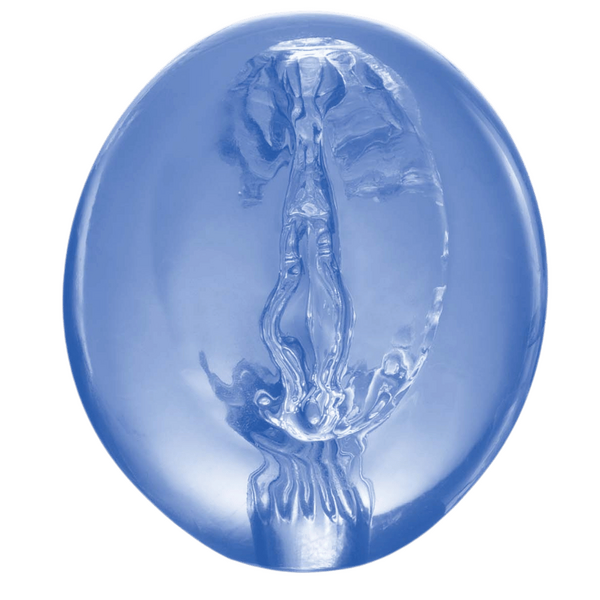 Excellent Power Pocket Jelly Masturbator 3.5" (Blue)