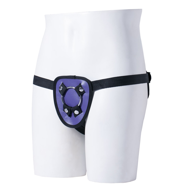 Excellent Power Strap On Harness (Purple)