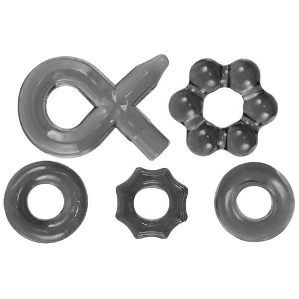 Excellent Power | Hardcore Powerful Cockring Set Smoke