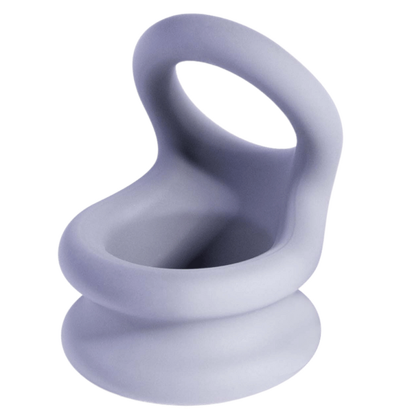 Excellent Power Macho Armor Silicone Cock & Ball Ornament Large Grey