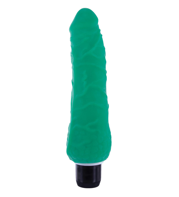 Excellent Power True Feel Slim 6.5" Vibrator Green