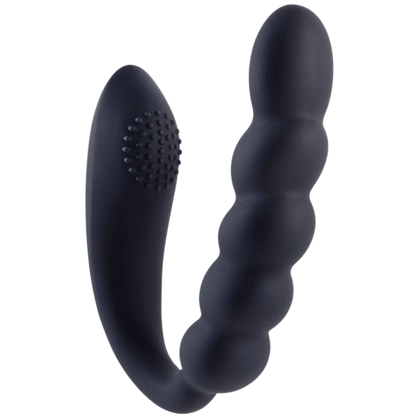 Excellent Power Deep Romance - Bendable Dual Motors Silicone Stimulator (Black)