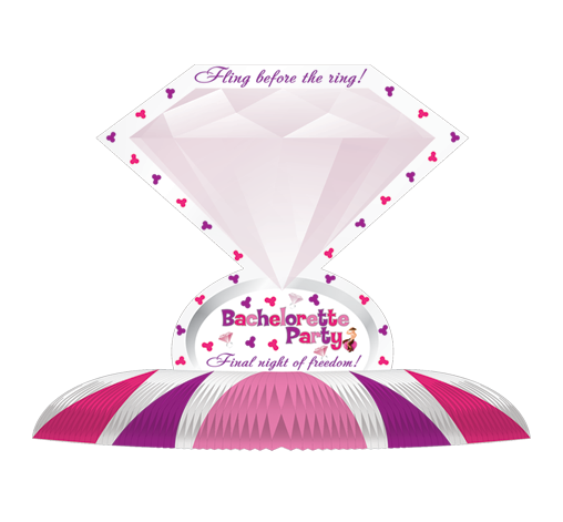 Bachelorette Party | Diamond Centerpiece