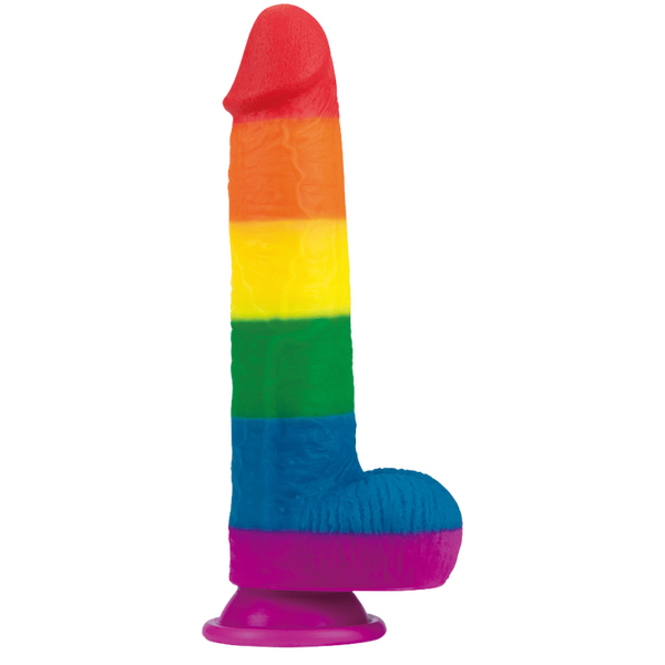 Lovetoy Prider 9" Rainbow Dildo