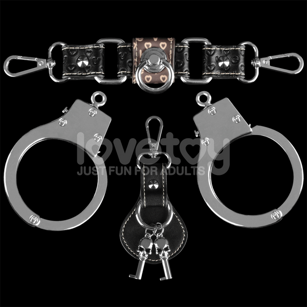 Lovetoy Rebellion Reign Heavy Metal Handcuffs (Silver)