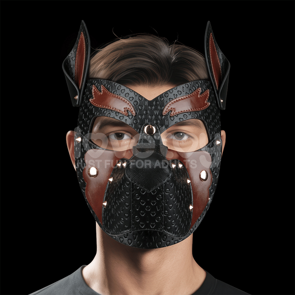 Lovetoy Rebellion Reign Howl Pup Mask (Black/Red)